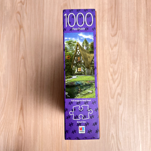 Spring Lake Cottage Dominic Davison 1000 pc Jigsaw Puzzle 20" X 27" NEW SEALED - Picture 5 of 8